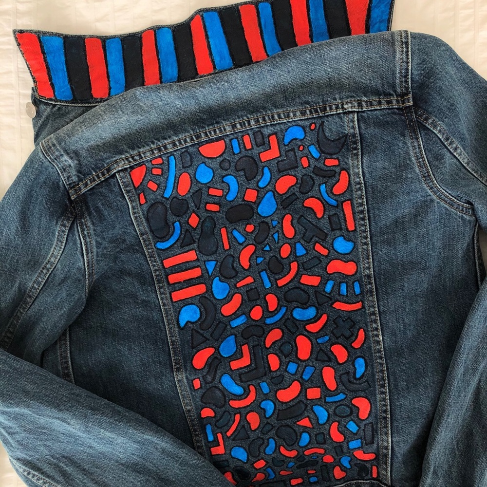 Custom denim jacket